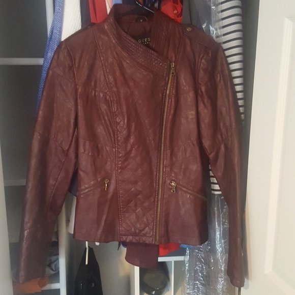 Guess Jackets & Blazers - NWOT GUESS Faux Leather Jacket